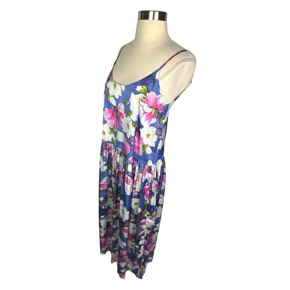 Giovanna Nicolai Floral Drop Waist Maxi Dress - Size 40 (US 4-6) - Picture 3 of 9